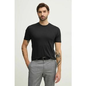 BOSS tricou din bumbac barbati, culoarea negru, neted, 50523931 imagine