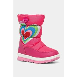 Agatha Ruiz de la Prada cizme de iarna copii culoarea roz imagine