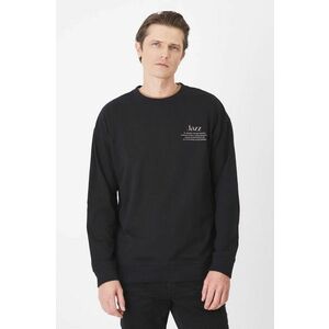 Medicine longsleeve din bumbac barbati, culoarea negru, cu imprimeu imagine