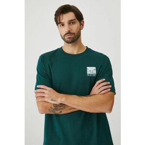 Medicine tricou din bumbac barbati, culoarea turcoaz, cu imprimeu imagine