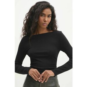 Answear Lab longsleeve femei, culoarea negru imagine