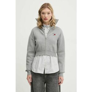 Tommy Jeans cardigan din amestec de lana culoarea gri, DW0DW19886 imagine