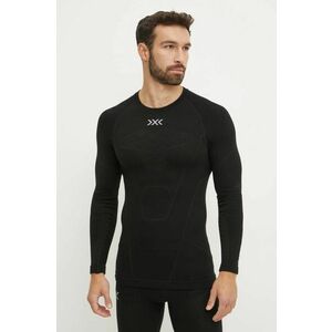 X-Bionic longsleeve funcțional Symbio Merino culoarea negru, YTB2W24M imagine