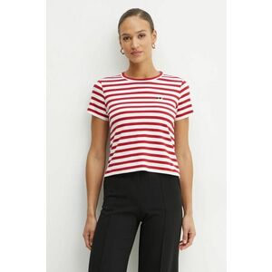 Karl Lagerfeld tricou din bumbac femei, culoarea rosu, A1W17099 imagine