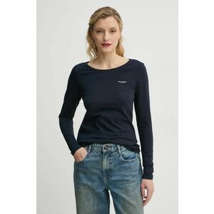 Marc O'Polo longsleeve din bumbac culoarea albastru marin, 500218352007 imagine