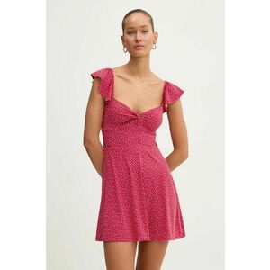 Hollister Co. rochie culoarea rosu, mini, mulata, KI359-4363 imagine