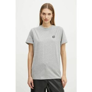 Karl Lagerfeld tricou din bumbac femei, culoarea gri, A1W17025 imagine