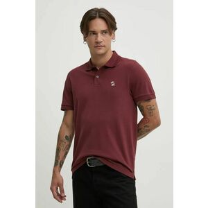 Abercrombie & Fitch polo de bumbac culoarea rosu, neted, KI124-4377 imagine