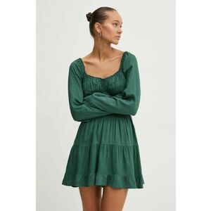 Hollister Co. rochie culoarea verde, mini, evazati, KI359-4295 imagine