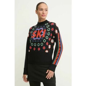 Sportalm pulover Rio de Janeiro femei, culoarea negru, călduros, cu turtleneck, 1824505732 imagine