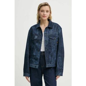 G-Star Raw geacă din denim femei, de tranziție, oversized imagine