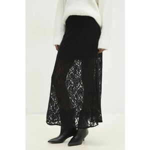 Answear Lab fusta culoarea negru, maxi, creion imagine