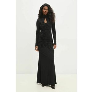 Answear Lab rochie culoarea negru, maxi, mulata imagine