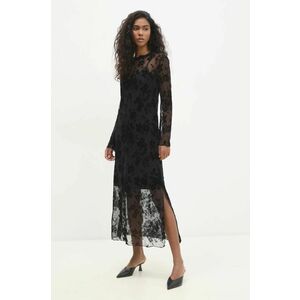 Answear Lab rochie culoarea negru, maxi, mulata imagine