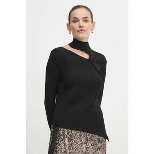 Dkny pulover femei, culoarea negru, cu turtleneck, P43SAL18 imagine