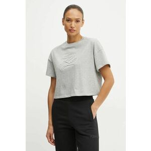 Karl Lagerfeld tricou din bumbac femei, culoarea gri, A1W17071 imagine