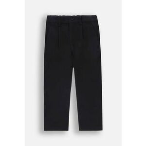 Coccodrillo pantaloni copii culoarea albastru marin, neted, ELEGANT BABY BOY imagine