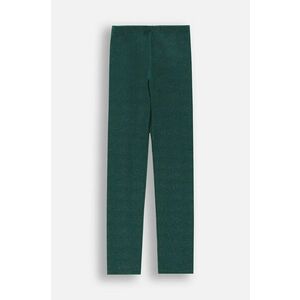 Coccodrillo leggins copii culoarea verde, neted, MERRY XMAS imagine