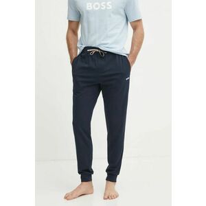 BOSS pijama barbati, culoarea albastru marin, neted, 50515393 imagine