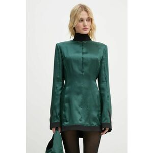 MM6 Maison Margiela rochie culoarea verde, mini, mulată, S62DA0036.S41355 imagine