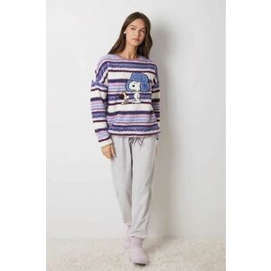 women'secret pijama SNOOPY femei, culoarea violet, 3138643 imagine