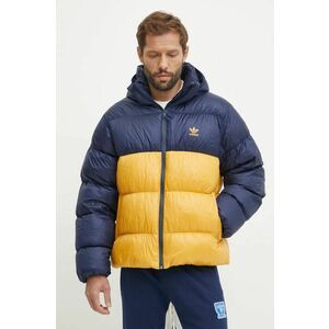 adidas Originals geaca de puf Down Regen Adic barbati, culoarea albastru marin, de iarna, oversize, IW3451 imagine