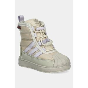 adidas Originals cizme de iarna pentru copii SUPERSTAR 360 BOOT 2.0 culoarea bej, ID4048 imagine