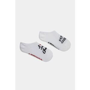 Converse sosete 2-pack femei, culoarea alb, E1305W-2001 imagine