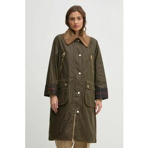 Barbour geaca femei, culoarea verde, de tranzitie, LWX1398 imagine