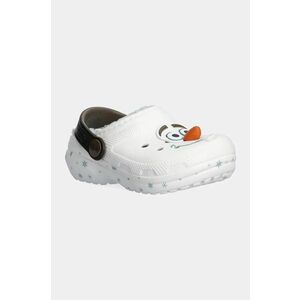 Crocs papuci CLASSIC FROZEN OLAF CLOG culoarea alb, 210236 imagine