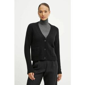 Weekend Max Mara cardigan din lână culoarea negru, 2425346042600 imagine