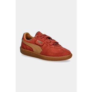 Puma sneakers din piele intoarsă Palermo Cobalt Glaze culoarea portocaliu, 396463 imagine