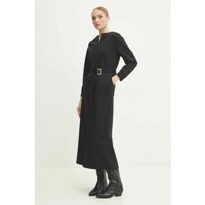 Answear Lab rochie culoarea negru, maxi, evazati imagine