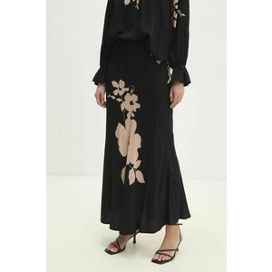 Answear Lab fusta culoarea negru, maxi, drept imagine