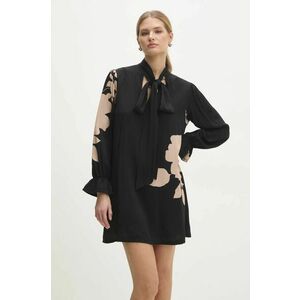 Answear Lab rochie culoarea negru, mini, oversize imagine