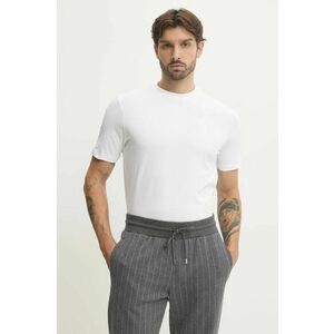 Karl Lagerfeld tricou barbati, culoarea alb, neted, 500221.755750 imagine