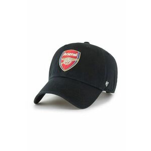 47 brand șapcă de baseball din bumbac Arsenal FC culoarea negru, cu imprimeu, EPL-RGW30GWS-BKA imagine