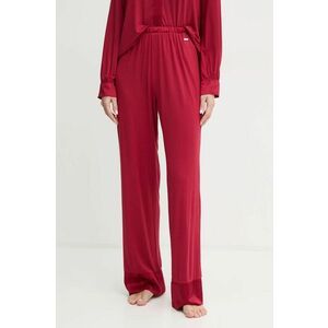 United Colors of Benetton pantaloni de pijama femei, culoarea bordo, 3ZEW3F03X imagine