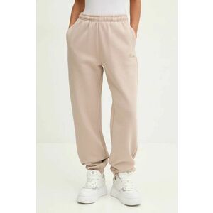 Rotate pantaloni de trening din bumbac culoarea bej, neted, 1134242313 imagine