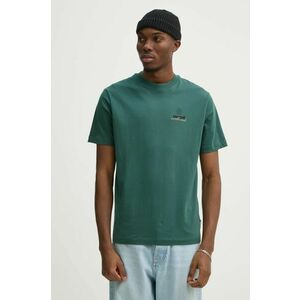 Marc O'Polo tricou din bumbac barbati, culoarea verde, cu imprimeu, 5000005429 imagine