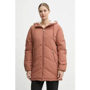 Roxy geaca Better Weather femei, culoarea maro, de iarna, oversize, ERJJK03634 imagine