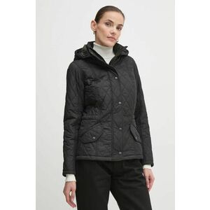 Barbour geaca Millfire Quilt femei, culoarea negru, de tranzitie, LQU0665 imagine