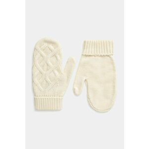 Icebreaker manusi Merino Cable Knit culoarea bej, IB0A573H0001 imagine