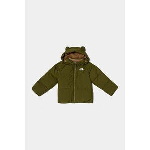 The North Face geacă cu puf copii BABNORTH DOWN FLEECE LINED JACKET culoarea verde, NF0A88W2PIB1 imagine