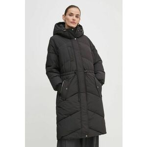 Dkny geaca femei, culoarea negru, de iarna, oversize, DLEMPT46 imagine