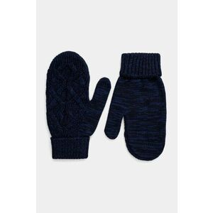 Icebreaker manusi Merino Cable Knit culoarea albastru marin, IB0A573H0781 imagine