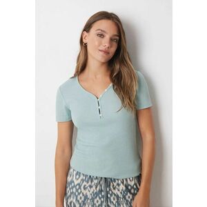 women'secret tricou de pijama MIX AND MATCH BRUMMELL culoarea verde, 3278413 imagine