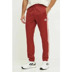 adidas Originals pantaloni de trening FC Bayern Munchen culoarea rosu, modelator, IY0048 imagine