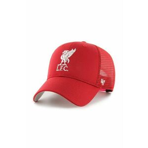 47 brand sapca Liverpool FC culoarea rosu, cu imprimeu, EPL-BRANS04CTP-RDB imagine