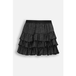 Coccodrillo fusta fete culoarea negru, mini, evazati, ELEGANT PARTY GIRL imagine